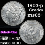 1903-p Morgan Dollar $1 Grades Select+ Unc