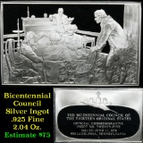 Bicentennial 13 original States Ingot #25, Commitee To Draft Declaration- 1.84 oz sterling silver