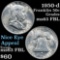 1950-d Franklin Half Dollar 50c Grades Select Unc FBL