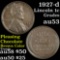 1927-d Lincoln Cent 1c Grades Select AU