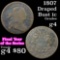 1807 Draped Bust Large Cent 1c Grades g, good