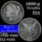 1899-p Morgan Dollar $1 Grades f+
