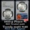 NGC 1925-p Peace Dollar $1 Graded ms65 by NGC