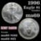 1996 Silver Eagle Dollar $1 Grades ms69