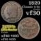 1829 Classic Head half cent 1/2c Grades vf++