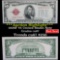***Auction Highlight*** 1928F $5 Red Seal United States Note Grades Gem++ CU (fc)