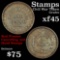 Stamps Civil War Token 1c Grades xf+
