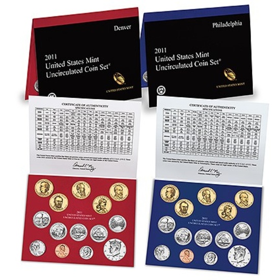 2011 United States Mint Uncirculated 28-Coin Set