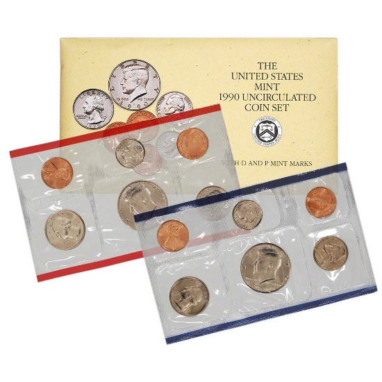 1990 United States Mint Set in Original Government Packaging