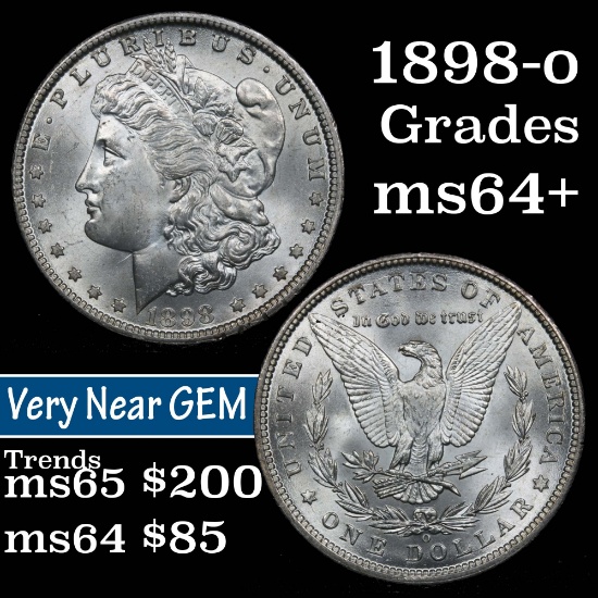 1898-o Morgan Dollar $1 Grades Choice+ Unc