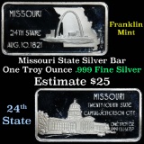 Missouri - 1 oz Silver Bar (.999 Pure)