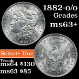 1882-o/o Morgan Dollar $1 Grades Select+ Unc