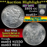 ***Auction Highlight*** 1891-cc Morgan Dollar $1 Graded Select+ Unc By USCG (fc)