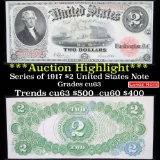 ***Auction Highlight*** Series 1917 $2 Legal Tender Note, Sigs Speelman/White Grades Select CU (fc)