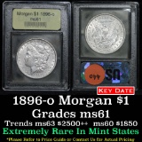 ***Auction Highlight*** 1896-o Morgan Dollar $1 Graded BU+ by USCG (fc)