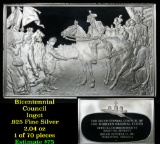 Bicentennial Council of 13 original States Ingot #70, Battle Of Yorktown - 1.84 oz sterling silver