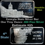 Georgia - 1 oz Silver Bar (.999 Pure)