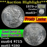 1879-o Morgan Dollar $1 Graded Select+ Unc By USCG