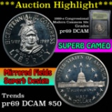 1989 S CONGRESS Modern Commem Half Dollar 50c Graded GEM++ Proof Deep Cameo By USCG