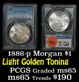 PCGS 1886-p Morgan Dollar $1 Graded ms65 by PCGS