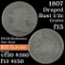 1807 Draped Bust Half Cent 1/2c Grades f+ (fc)