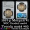 NGC 1887-p Morgan Dollar $1 Graded ms64 By NGC