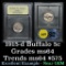 ***Auction Highlight*** 1915-d Buffalo Nickel 5c Graded Choice Unc by USCG (fc)