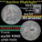 ***Auction Highlight*** 1837 Capped Bust Half Dollar 50c Graded AU, Almost Unc By USCG (fc)