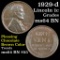 1929-d Lincoln Cent 1c Grades Choice Unc BN