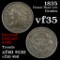1835 Classic Head half cent 1/2c Grades vf++