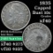1835 Capped Bust Dime 10c Grades xf