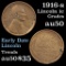 1916-s Lincoln Cent 1c Grades AU, Almost Unc