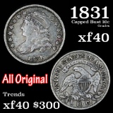 1831 Capped Bust Dime 10c Grades xf (fc)