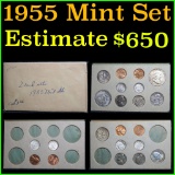 ***Auction Highlight*** Original 1955 United States Mint Set (fc)