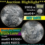 ***Auction Highlight*** 1902-s Morgan Dollar $1 Graded Choice+ Unc by USCG (fc)