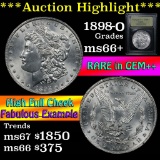 ***Auction Highlight*** 1898-o Morgan Dollar $1 Graded GEM++ Unc by USCG (fc)