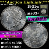 ***Auction Highlight*** 1901-s Morgan Dollar $1 Graded Select+ Unc by USCG (fc)