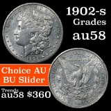 1902-s Morgan Dollar $1 Grades Choice AU/BU Slider (fc)