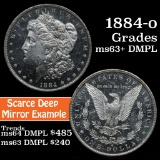1884-o Morgan Dollar $1 Grades Select Unc+ DMPL (fc)
