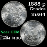 1888-p Morgan Dollar $1 Grades Choice Unc