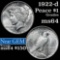 1922-d Peace Dollar $1 Grades Choice Unc