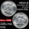 1952-d Franklin Half Dollar 50c Grades Choice Unc FBL