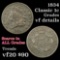 1834 Classic Head half cent 1/2c Grades vf details