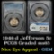 PCGS 1946-d Jefferson Nickel 5c Graded ms65 By PCGS