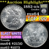 ***Auction Highlight*** 1882-o/s Top 100 Morgan Dollar $1 Graded Choice Unc By USCG (fc)