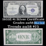 1935E $1 Blue Seal Silver Certificate Grades Choice AU/CU Slider