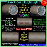 ***Auction Highlight*** Morgan dollar roll ends 1895 & 'o', Better than average circ (fc)