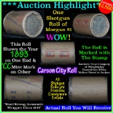 ***Auction Highlight*** All Carson City Morgan dollar roll ends 1893 & 'cc' (fc)