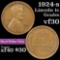 1924-s Lincoln Cent 1c Grades vf++