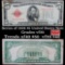 1928 $5 Red Seal United States Note Grades vf++